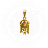 916 Gold Casting Perumal Pendant